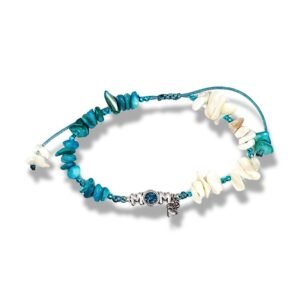 Βραχιόλι με φυσικό Φίλντισι MOM "Sea Shell"