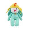Amigurumi κουνέλι με καπέλο κοτοπουλάκι