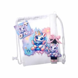 Σετ λαμπάδα για κορίτσια 4 ετών Μονόκερος