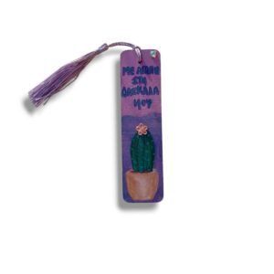 Ξύλινος σελιδοδείκτης, ζωγραφισμένος για δασκάλα