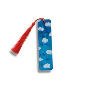 Ξύλινος σελιδοδείκτης για δασκάλα/δάσκαλο, Συννεφάκια