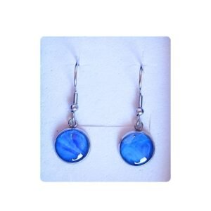 Γυναικεία Κρεμαστά Σκουλαρίκια, Aqua