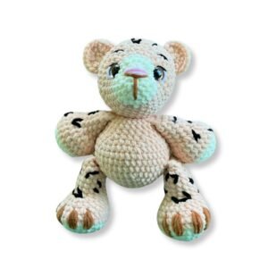 Πλεκτό Βελουτέ Κουκλάκι Amigurumi, Λεοπάρδαλη