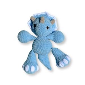 Κούκλα Amigurumi Βελουτέ, Δεινόσαυρος Τρικεράτωψ