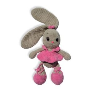 Πλεκτό Velvet Κουκλάκι Amigurumi, Κουνελίτσα
