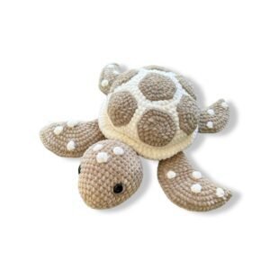 Πλεκτό Velvet Κουκλάκι Amigurumi, Χελωνάκι