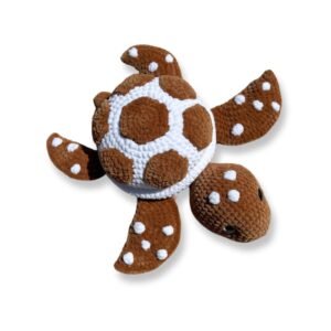 Πλεκτό Velvet Κουκλάκι Amigurumi, Θαλάσσιο Χελωνάκι