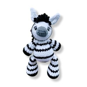Πλεκτή Λούτρινο Amigurumi, Ζέβρα