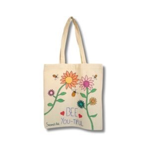 Υφασμάτινη Tote τσάντα, Bee-you-tiful