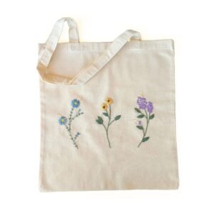 Πάνινη τσάντα "Λουλούδια" (37x41 εκ.)