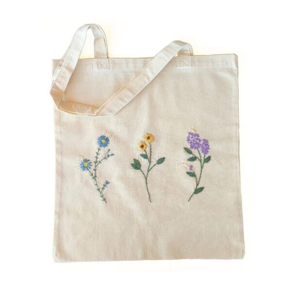 Πάνινη τσάντα "Λουλούδια" (37x41 εκ.)