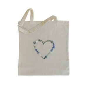 Πάνινη τσάντα "Καρδιά" (37x41 εκ.)
