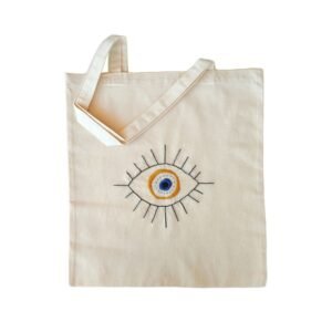 Πάνινη τσάντα "Μάτι" (37x41 εκ.)