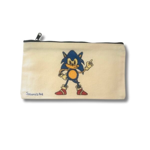 Υφασμάτινη Κασετίνα/Νεσεσέρ, Μπλε Σκαντζόχοιρος