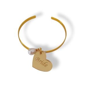 Μεταλλικό βραχιόλι για τη νύφη ''Bride''