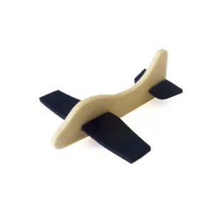 Μπομπονιέρα βάπτισης αεροπλανάκι άσπρο-μπλε (ελαχ.30τμχ)