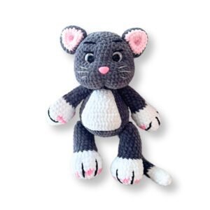 Πλεκτό Λούτρινο Amigurumi, Γατάκι