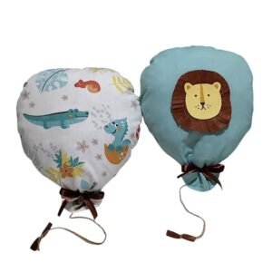 Σετ 2 τμχ Κρεμαστά Διακοσμητικά Μπαλόνια, Ζωάκια της Ζούγκλας & Λιονταράκι