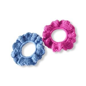 Πλεκτά λαστιχάκια μαλλιών Scrunchies
