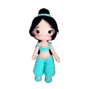 Πλέκτη κούκλα amigurumi Ινδή πριγκίπισσα