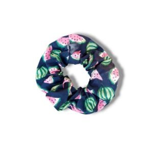 Scrunchies με print καρπουζάκι