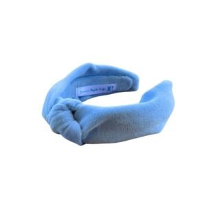 Στέκα μαλλιών με κόμπο, Γαλάζια Βελουτέ