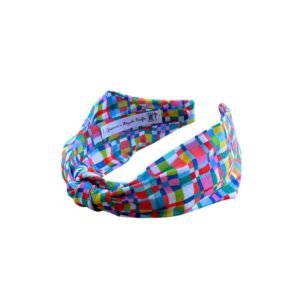 Στέκα μαλλιών με κόμπο, Πολύχρωμη Γεωμετρία