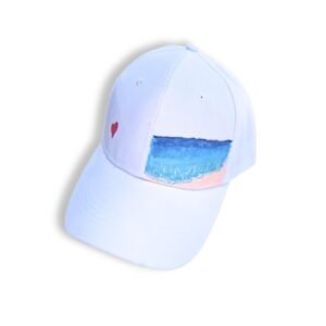 Καπέλο jockey, ζωγραφισμένο με θάλασσα