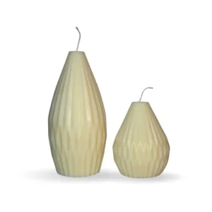 Γεωμετρικό κερί ελαιοκράμβης σε σχήμα αχλάδι - 2 μεγέθη