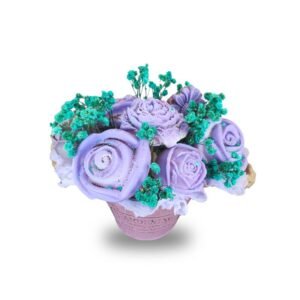 Κέρινη Ανθοδέσμη σε γλαστράκι