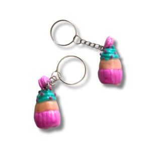 Μπρελόκ με υγρό γυαλί Capcakes