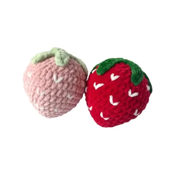 Πλεκτή Φράουλα amigurumi