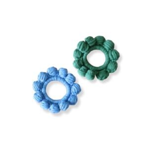 Πλεκτά scrunchies σε διάφορα χρώματα