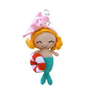 Mini charm πλεκτή γοργόνα limited summer edition