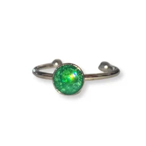 Δαχτυλίδι ρυθμιζόμενο από υγρό γυαλί, Κύκλος πράσινο ή μπλε