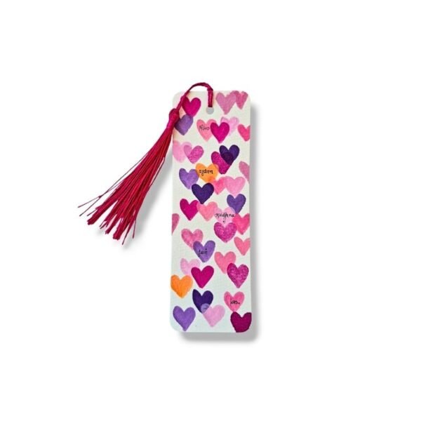 Χάρτινος σελιδοδείκτης με Καρδούλες