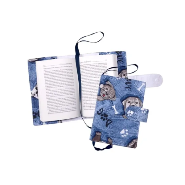 Θήκη βιβλίου υφασμάτινη, Σκυλάκια