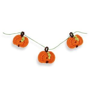 Γιρλάντα με πλεκτές Κολοκύθες