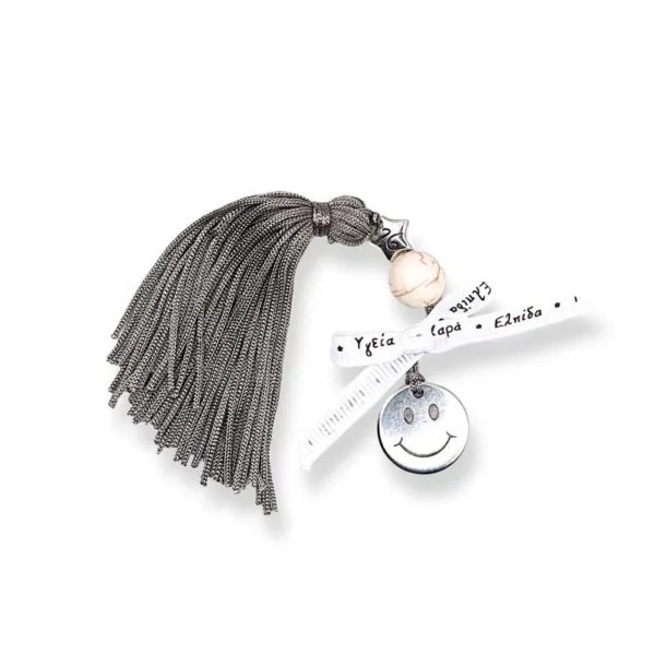 Γουράκι SMILE με ημιπολύτιμο λίθο