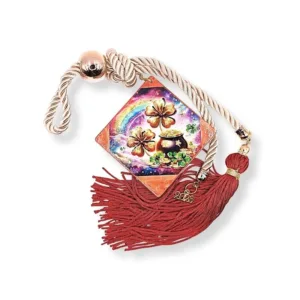 Γούρι Ουράνιο Τόξο και Τετράφυλλο Τριφύλλι