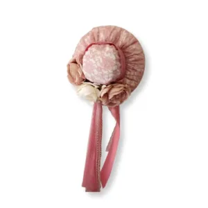 Ρομαντικό Διακοσμητικό Καπέλο με Δαντέλα & Τριαντάφυλλα, Αγγιγμα παλιου καιρου