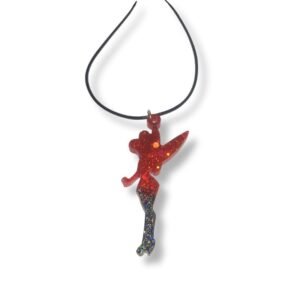 Κολιέ από υγρό γυαλί σε σχήμα νεραΐδα