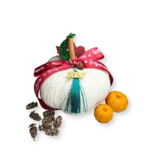 Ασπρη κολοκύθα γούρι