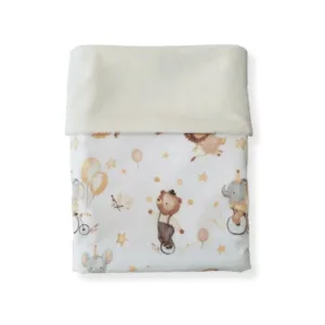 Κουβέρτα Αγκαλιάς Βελουτέ Vintage animals