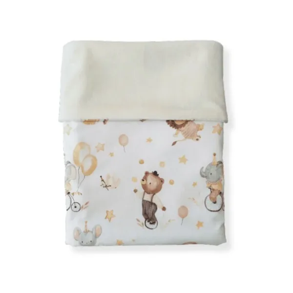 Κουβέρτα Αγκαλιάς Βελουτέ Vintage animals