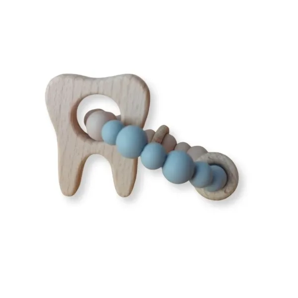 Ξύλινο Μασητικό Βραχιόλι Δόντι