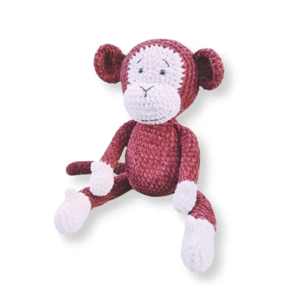 Μαϊμού πλεκτό κουκλάκι