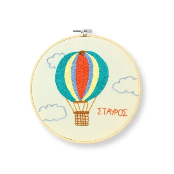 Κεντητό τελάρο, Όνομα με Αερόστατο