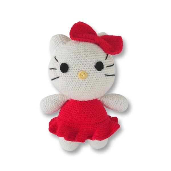 Πλεκτή κούκλα amigurumi Γατούλα Kitty