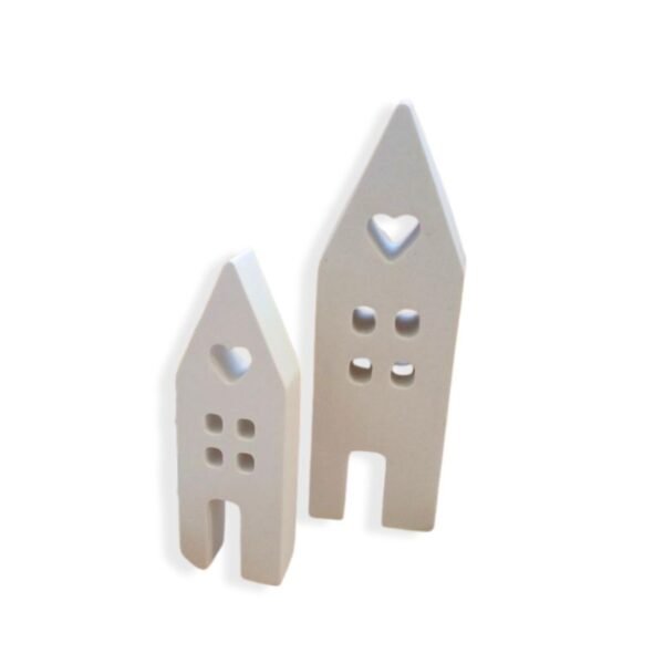 Διακοσμητικό σπιτάκι από σκόνη πορσελάνης (ελαχ.30τμχ)